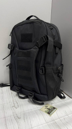 Универсальный тактический рюкзак 30-35л / чёрный