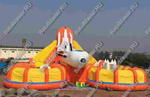 Большой батут "Ракета", 20*15*7 м