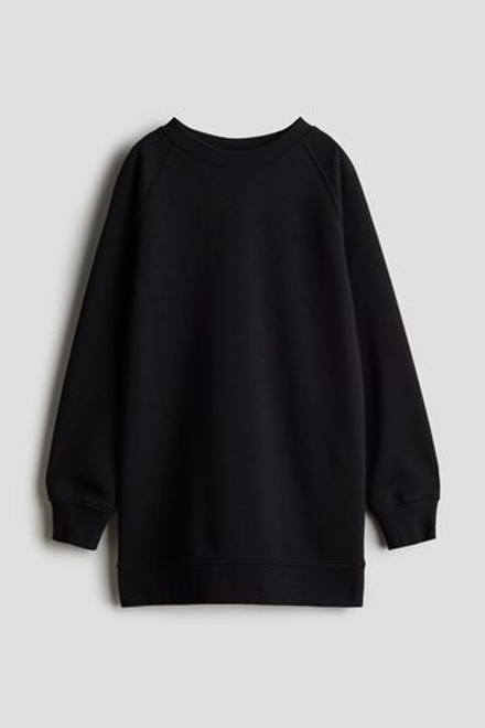 H&M Платье-свитшот, черный