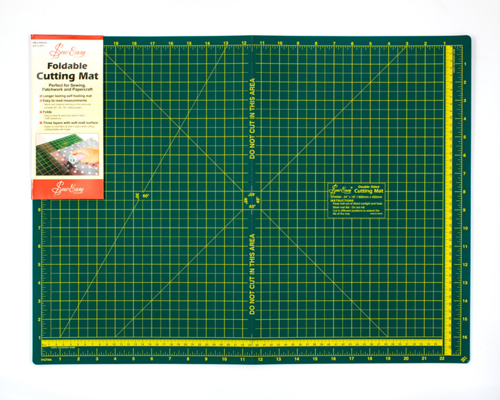 Мат для раскройного ножа, складной односторонний, 609 мм x 457 мм, 24" x 18" (10216100/160418/001948