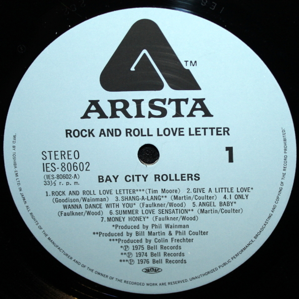 Bay City Rollers / Rock N' Roll Love Letter (LP)