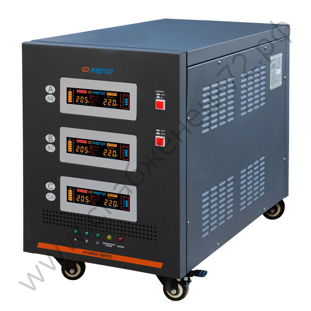 Стабилизаторы напряжения Энергия Hybrid II трехфазные