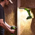 Рабочий аккумуляторный LED-фонарь 2-в-1 Greenworks G24UL , Арт. 3503707, 24V, 650 Лм, сменные плафоны, без АКБ и ЗУ