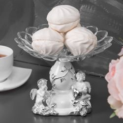 Фруктовница-конфетница Мерси Белая