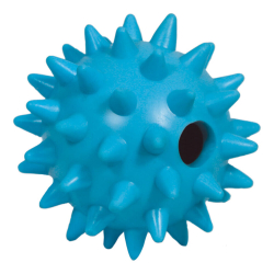 Игрушка "Мяч игольчатый" (цельнолитая резина, разные цвета) - для собак (Triol BW326, BW327)