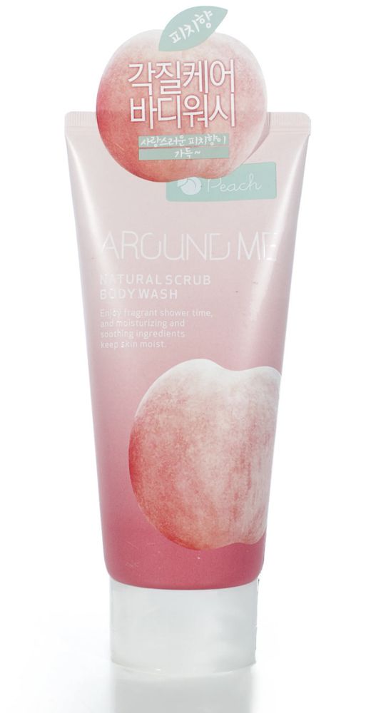 Welcos Скраб для тела  Around me Natural Scrub Body Wash 200мл