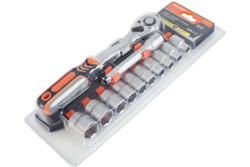 Набор торцовых головок PATRIOT SSR-1/2, трещотка, удлинитель, 12 предметов 350004500