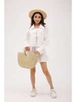 Костюм летний двойка с шортами и рубашкой