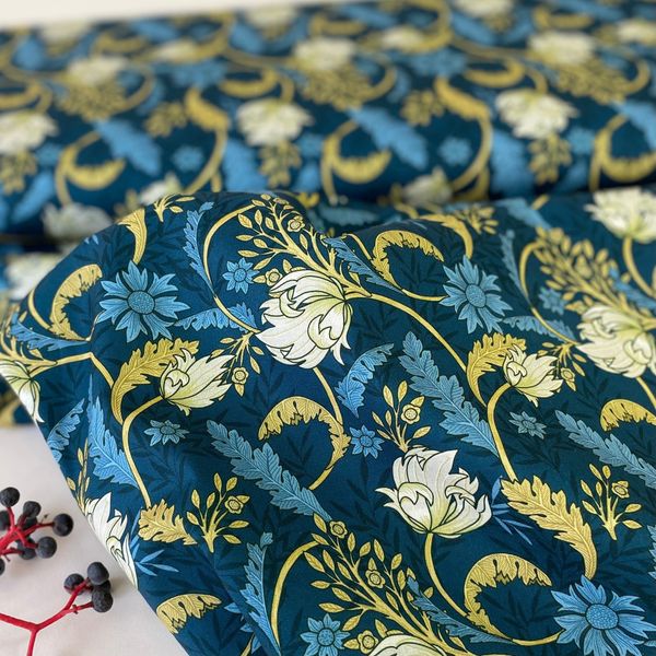 отрез 65 см, MORRIS GARDEN #2, 100% хлопок Handmade Fabrics 2