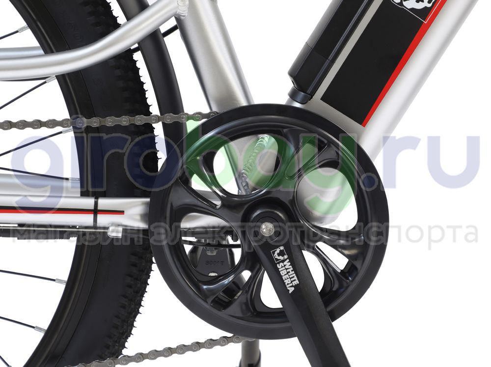 Электровелосипед WHITE SIBERIA CAMRY LIGHT 36V/11A 500W Snegir (Синий) фото 6 фото №7