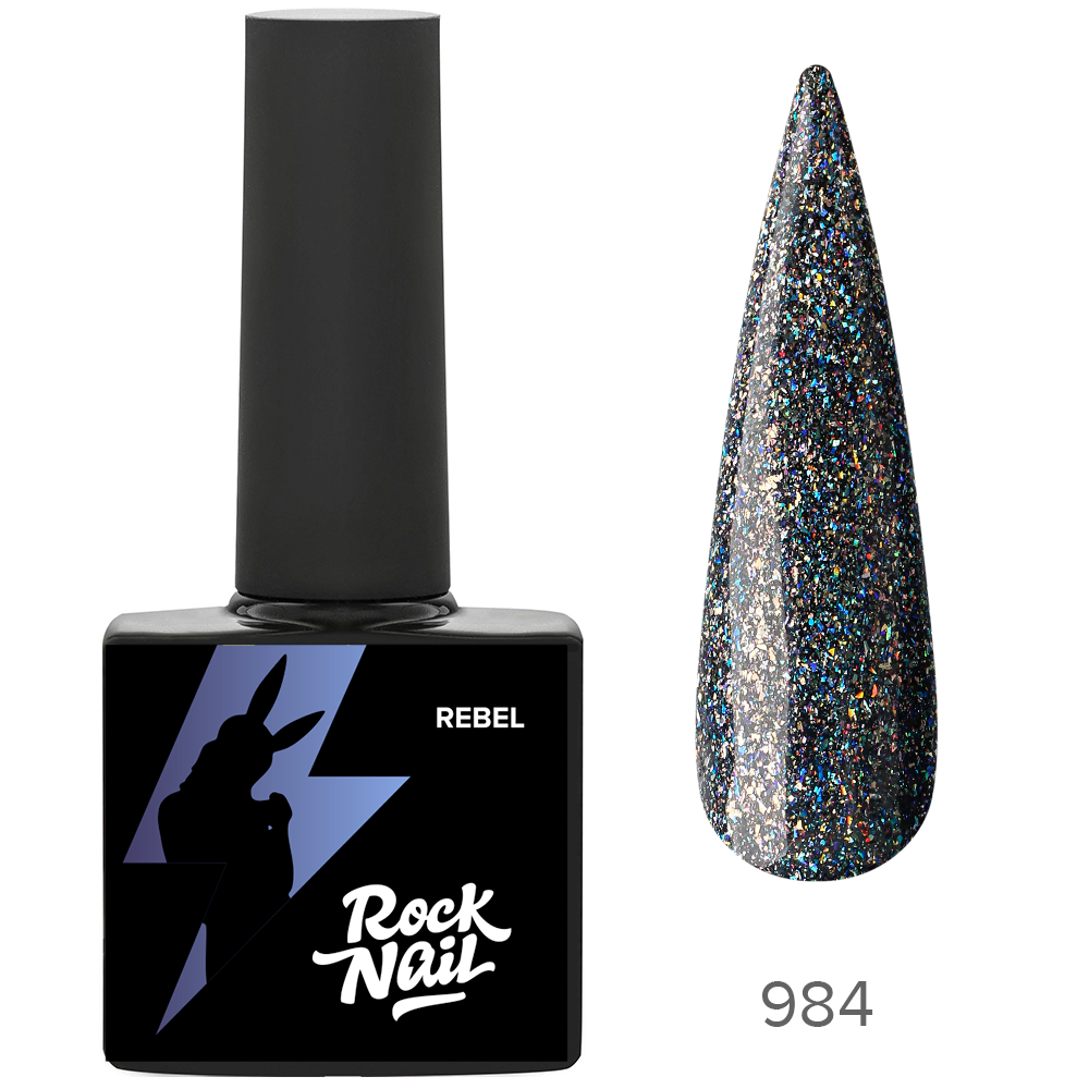 RockNail Гель-лак Rebel 984 Mne Poh, 10 мл