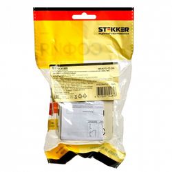 Переключатель одноклавишный Stekker София 49478