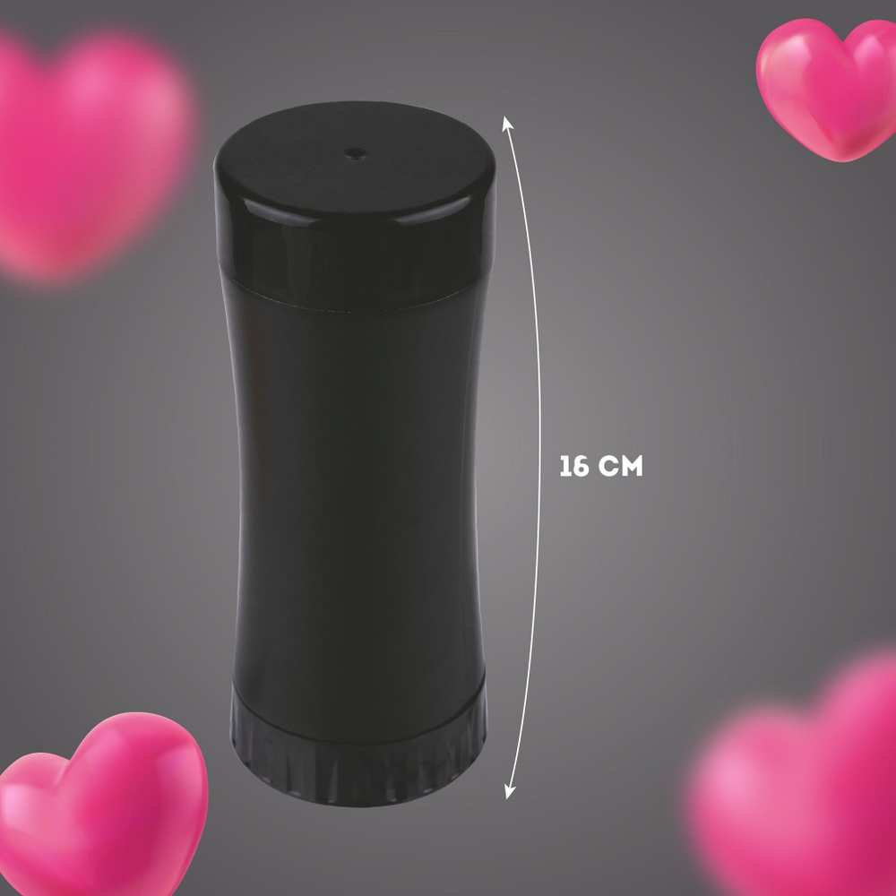 Мужской мастурбатор-вагина в корпусе с крышкой (Цвет: телесный с черным)