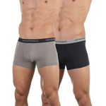 Набор из 2 трусов-боксеров Emporio Armani - серых и темно-синих (Размер: XL) (Цвет: разноцветный)