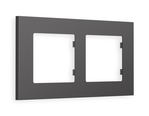 AF250652 Рамка ALFA Qubi (Антрацит серый) 2-ая
