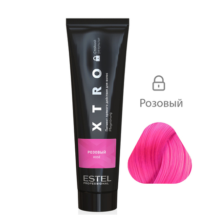 ESTEL Пигмент прямого действия для волос XTRO BLACK Розовый, 100 мл