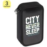 Пенал 3 отделения, 190*110 ArtSpace "Never sleep", ламинация, фольга