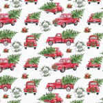 Бумага упаковочная 50х70 см «Зимнее путешествие» (1 лист)