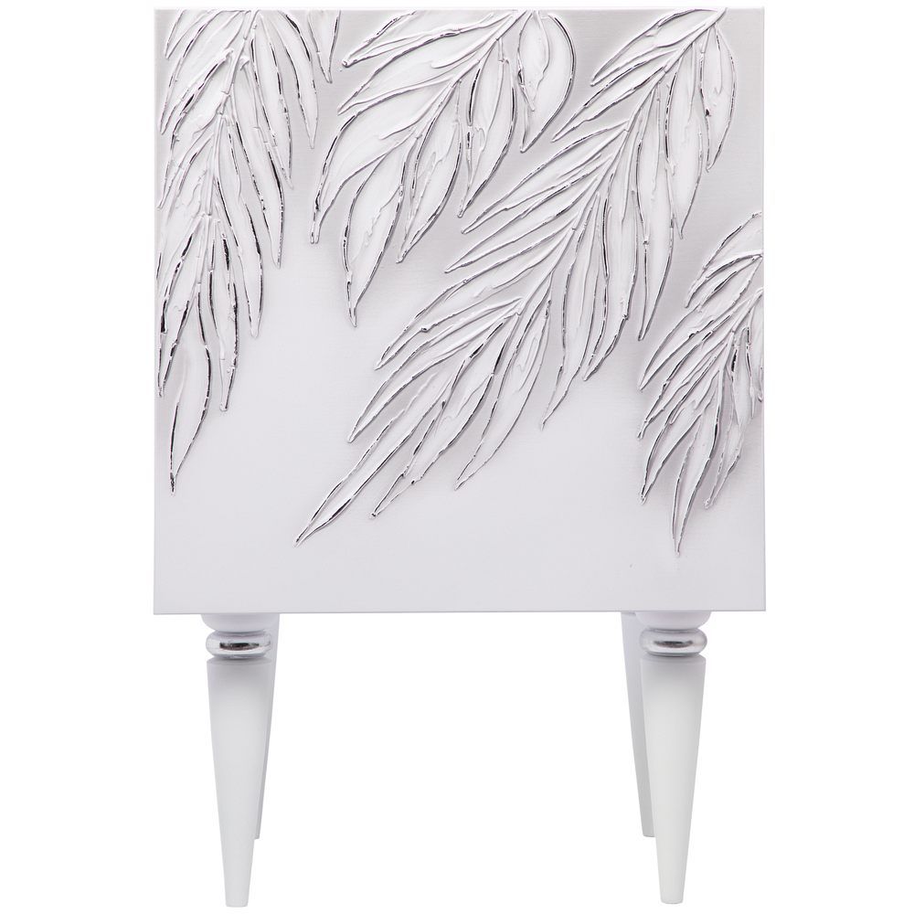 Тумба прикроватная Тропик Классика Айс Сильвер правая