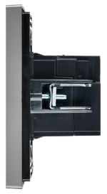 FORTE&PIANO Розетка USB A+C 18Вт FP551 сталь IEK