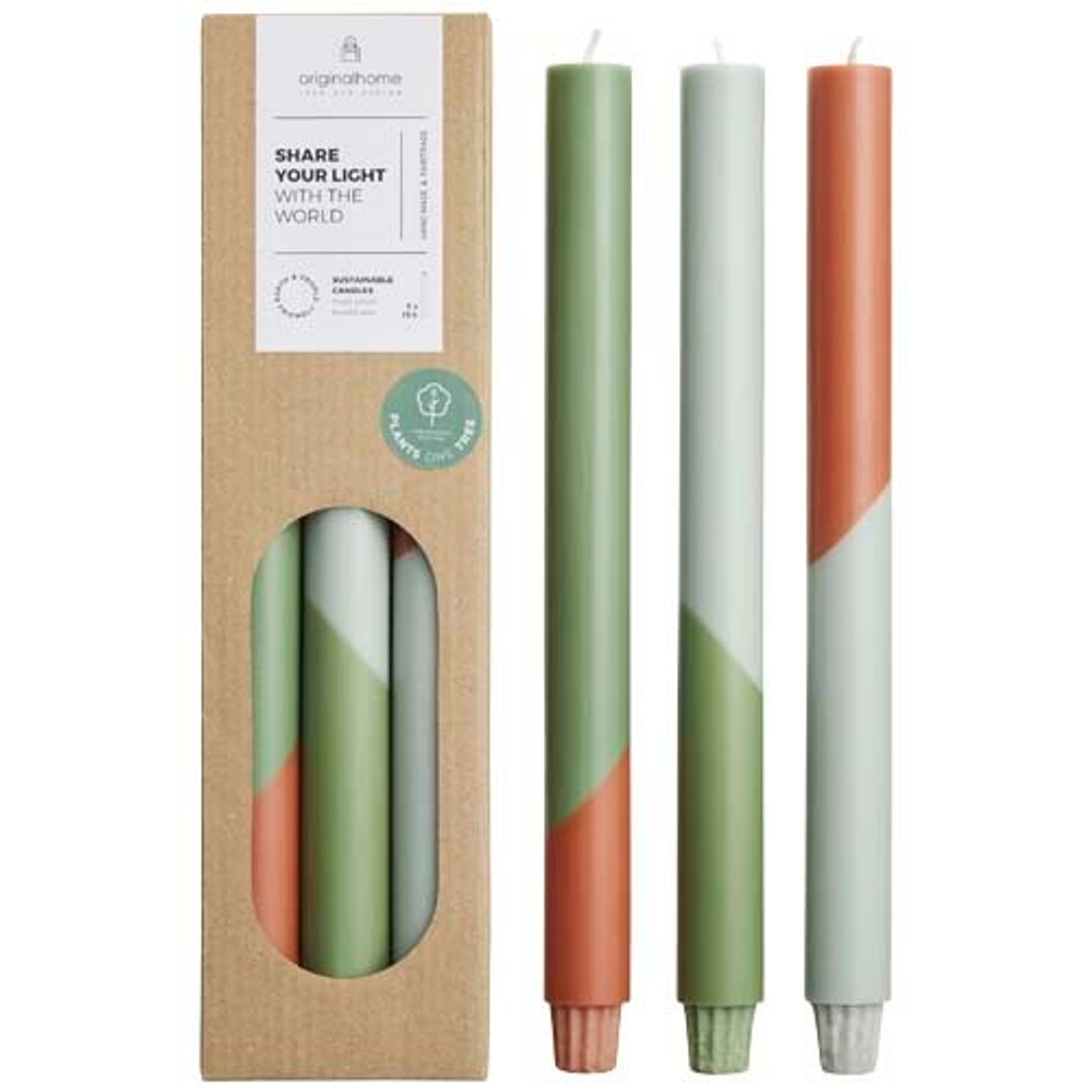 Originalhome Eden диагональные свечи - набор из 3 штук