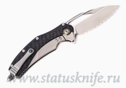 Нож Microtech Matrix 165C-9CFTI Titanium Full Serratedфотография - 4