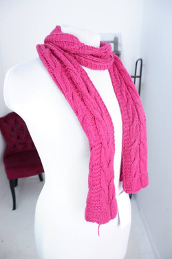 Шарф для зимнего образа