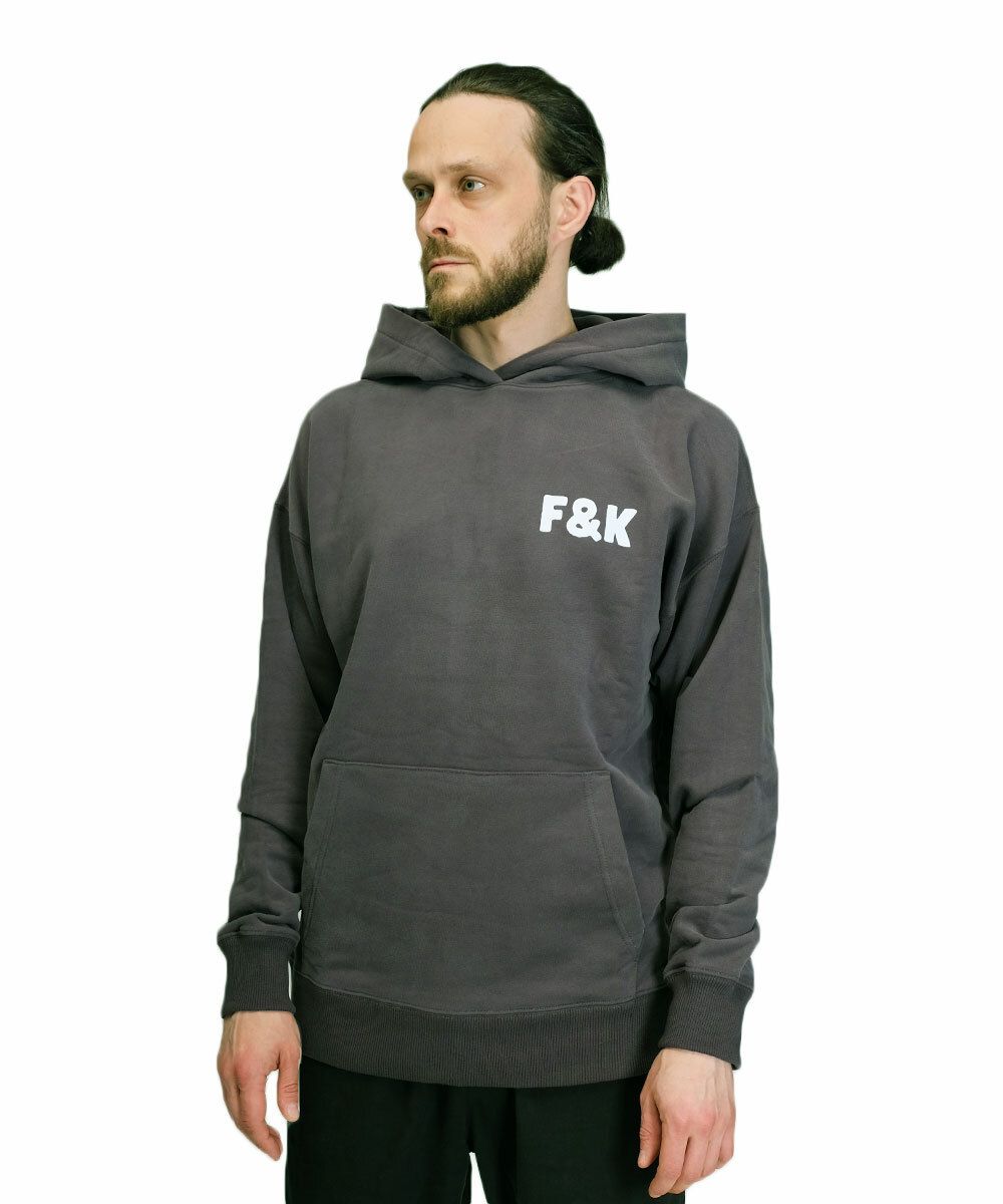 Худи Hardlunch F&K темно-серый