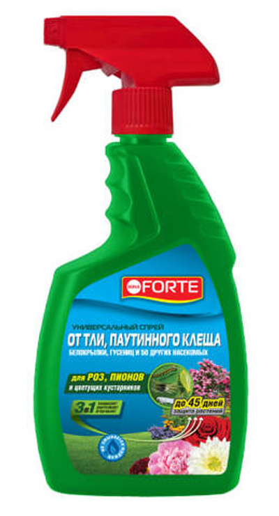 Средство BONA FORTE от тли, паутинного клеща и других вредителей флакон 750 мл