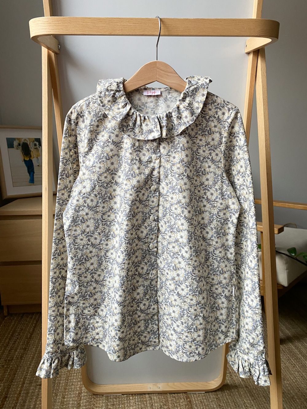 Новая хлопковая блузка Il Gufo, 140