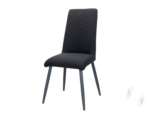 Стул Комфорт 15/1 (опоры редукция 22-24; черный/велюр серый RS-27)