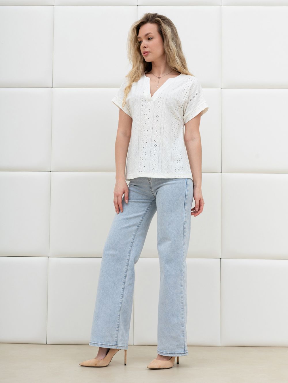 Блузка Дис Виотекс МОЛОЧНЫЙ