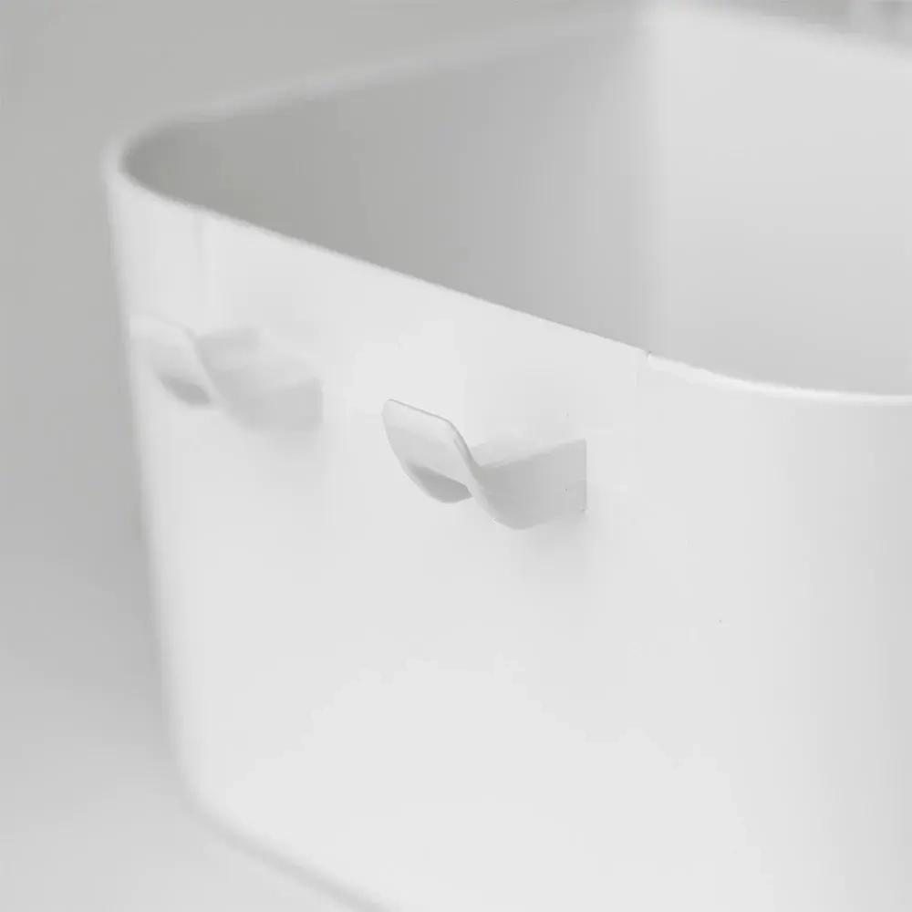 Полка для душа Kvina, снежно-белый, пластик