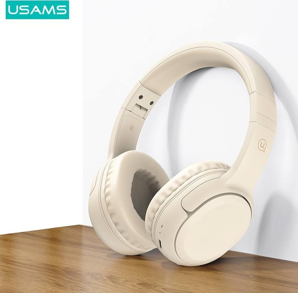 Наушники Usams YG23 бежевый