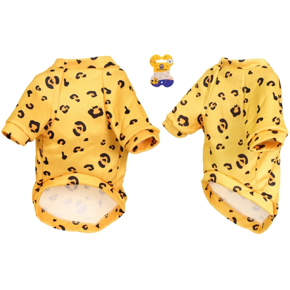 Кофта - толстовка для мелких пород собак «BRO Style», принт леопард, р 2XL