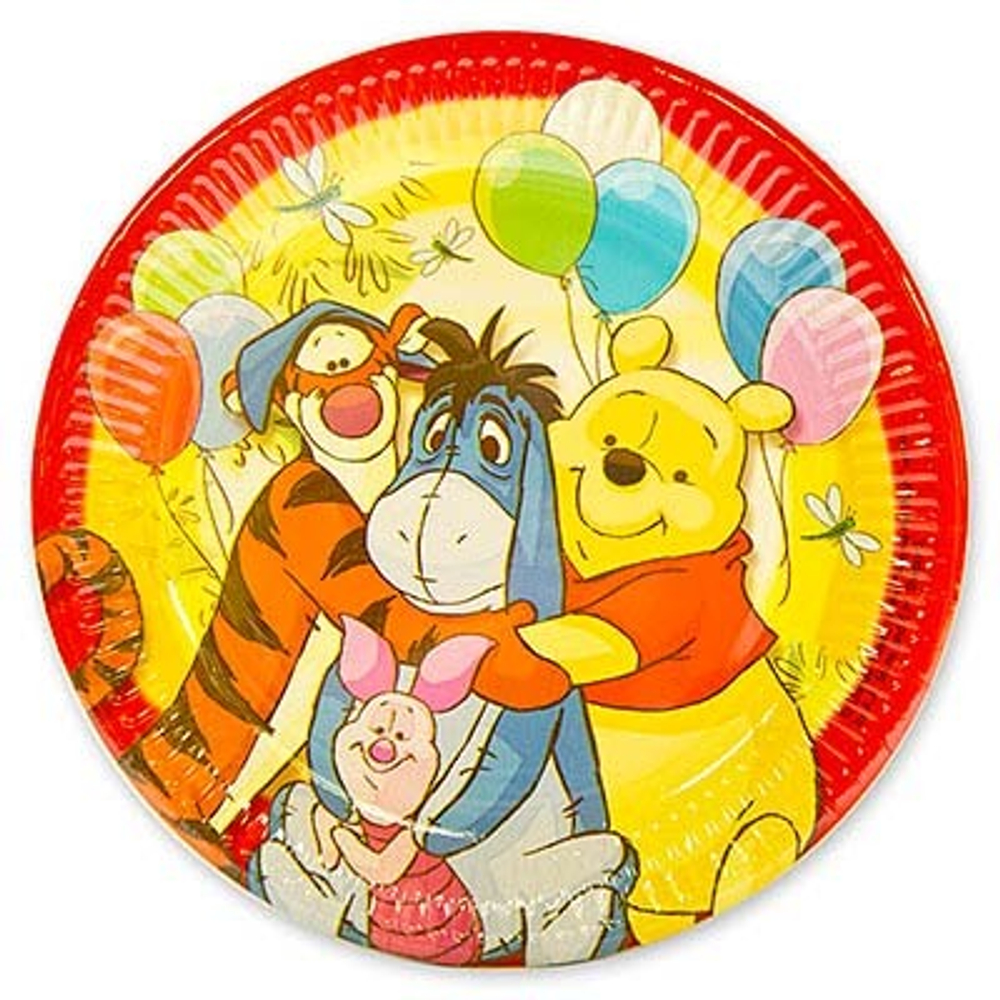 Распродажа Тарелка Винни пух и друзья 23 см. 8 шт.
