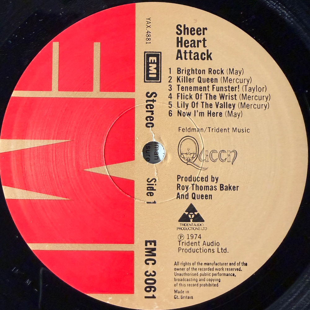 Queen - Sheer Heart Attack (Англия 1974г.)