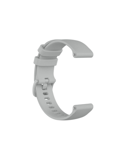 Ремешок 22 мм для Garmin Vivoactive 4, Venu 2 силиконовый быстросъемный (Серый)