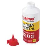 Клей ПВА Экстра Суперпрочный 0,5 кг (керамика, ткань, кожа, дерево, бумага, картон), LAIMA, 606430