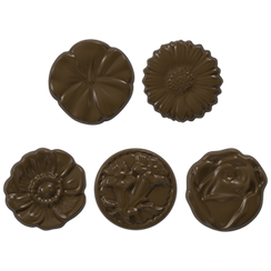 16 | Форма для шоколадных плиток "Цветы" (275*135 мм)