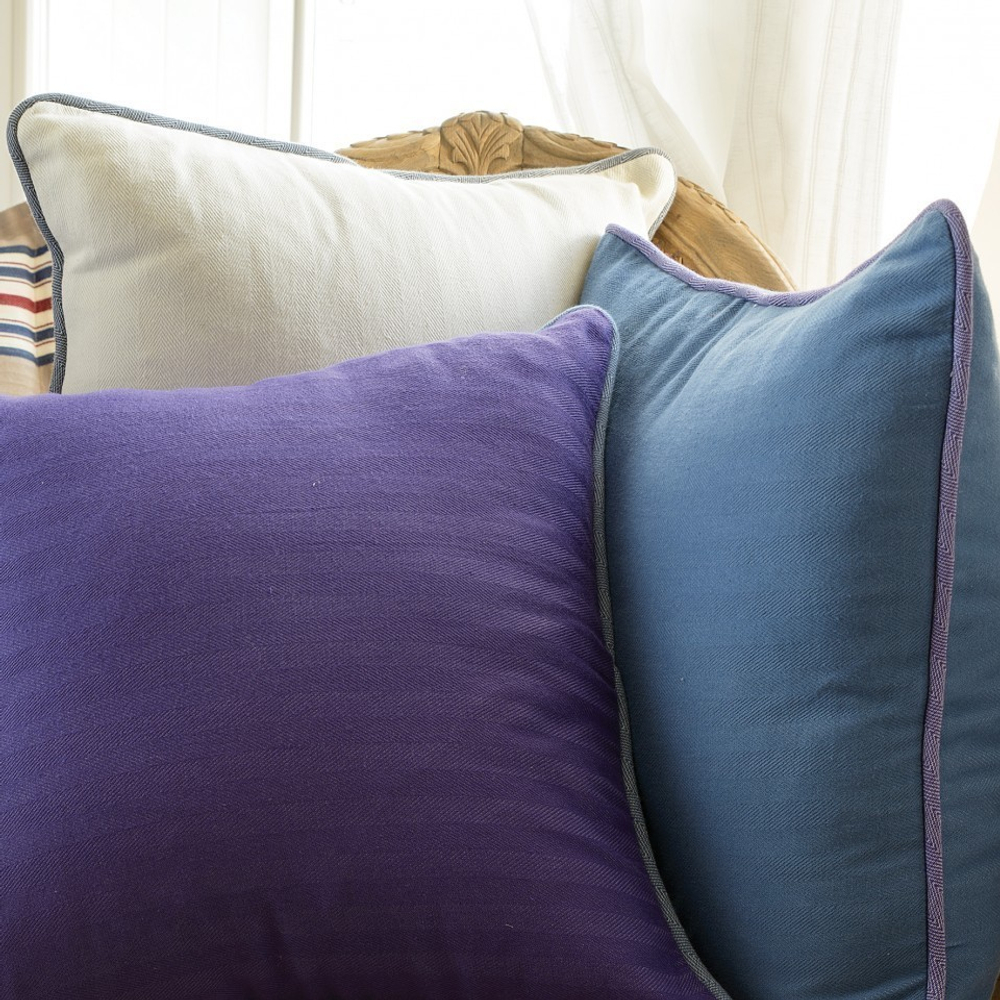 Подушка декоративная 45x45 Casual Avenue Rhode Island Plain слоновая кость фото