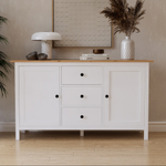 Комод-сервант Хемнэс Hemnes/ Кымор, 157х47х88 см,белый/светло-коричневый