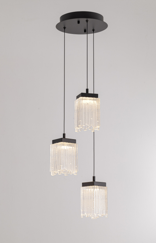 Подвесной светильник MD25020403-3A1 Matt black, LED/16.4W, 3000K dimmable