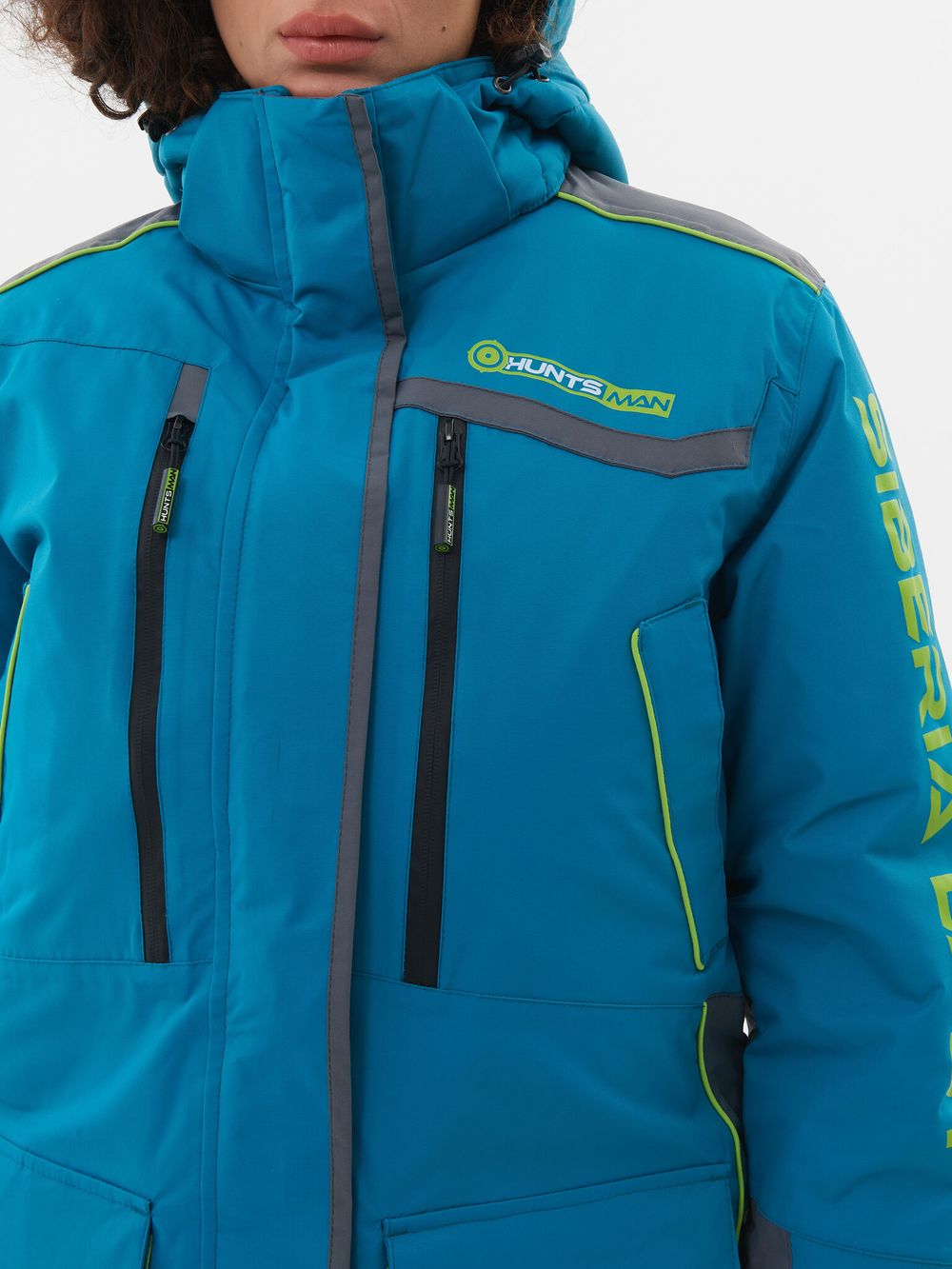 Костюм зимний Женский Siberia Lady ткань Breathable цвет Бирюза/Серый