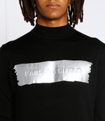 Хлопковый свитер Karl Lagerfeld - черный(655017 524399)