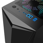 Компьютерный корпус 1STPLAYER DK-3 TG Black