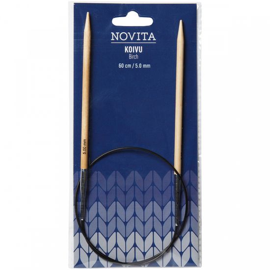 Спицы NOVITA круговые березовые на леске 60 см