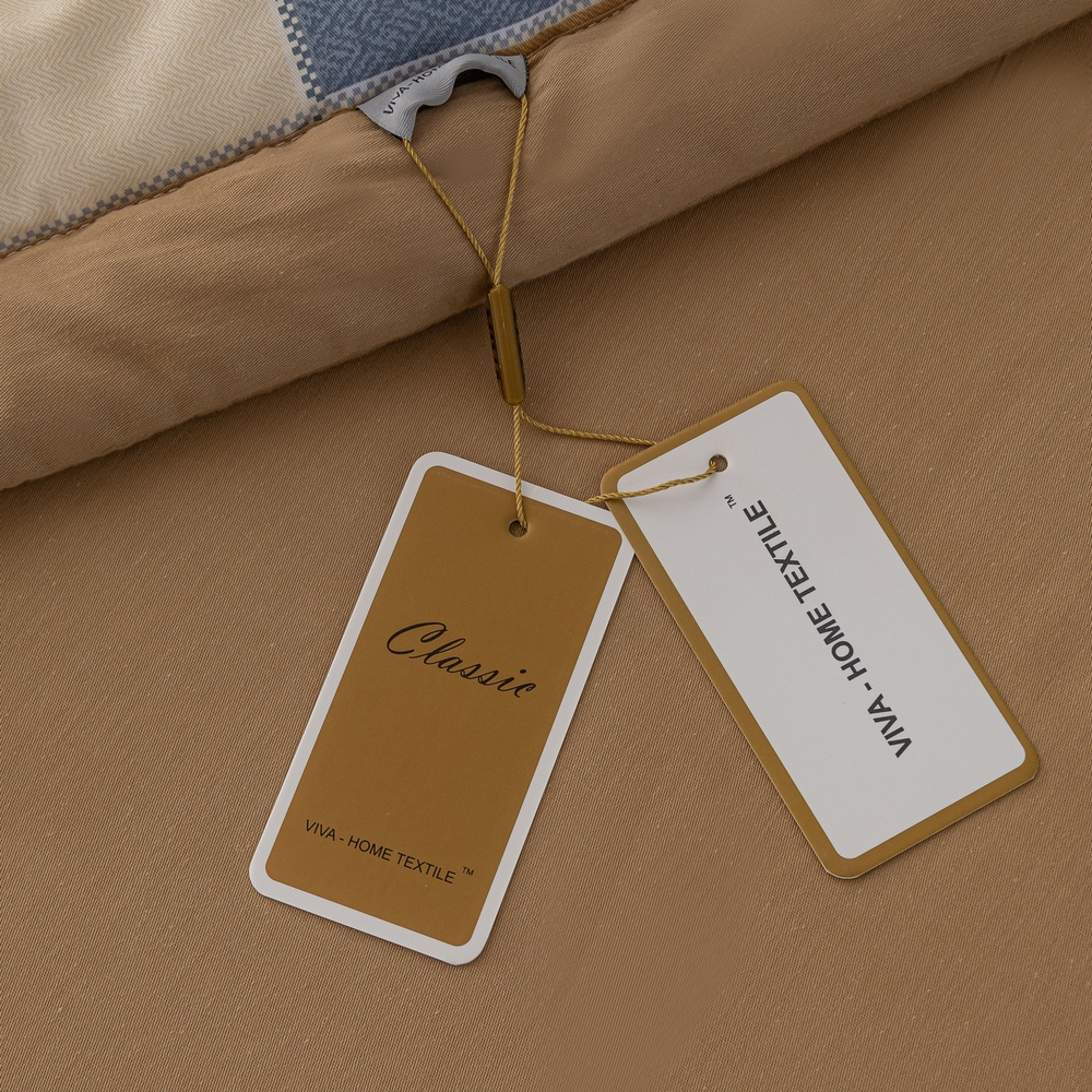 Комплект постельного белья Сатин с Одеялом 100% хлопок на резинке OBR145