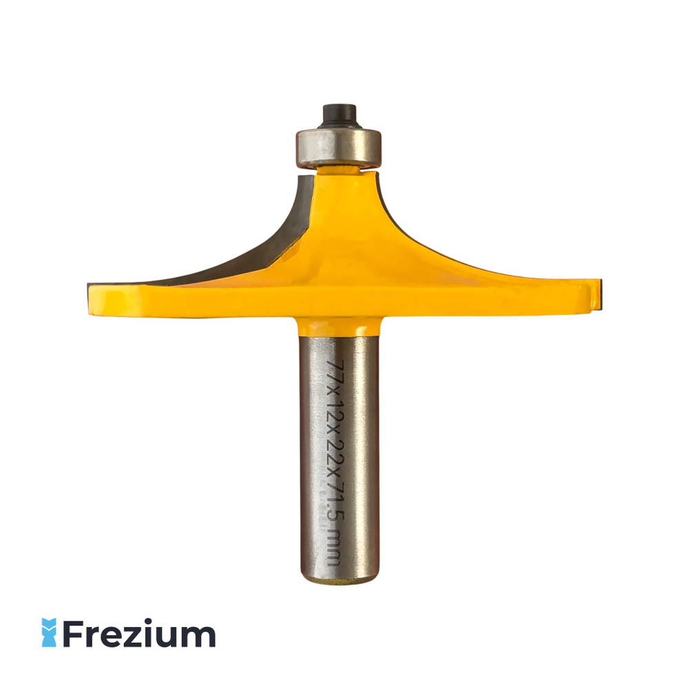 Фигирейная горизонтальная фреза по дереву 77x12x22x71.5 мм