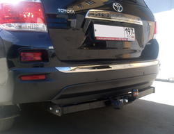 Фаркоп для Toyota Highlander 2010-2014 Тип шара: F. Нагрузки: 1500/75 кг, TY 38